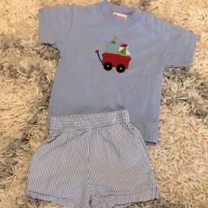 Baby Luigi summer short set